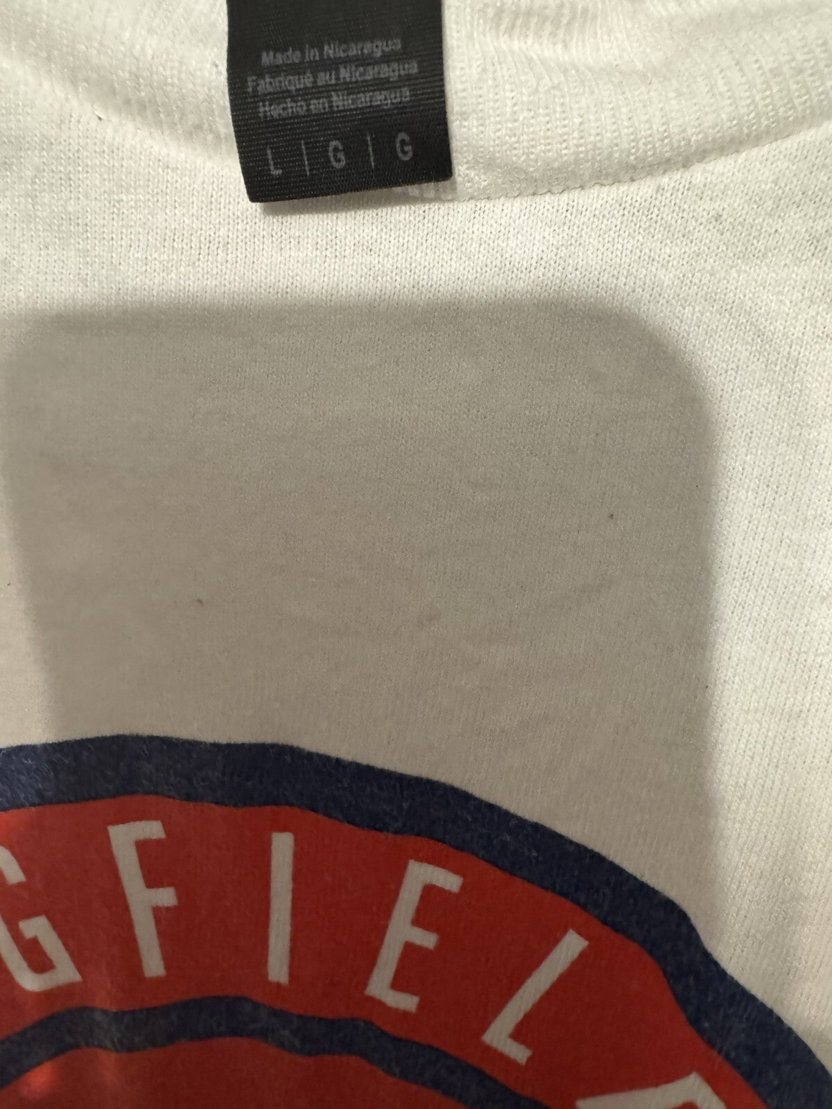 Springfield Thunderbirds Tee Shirt White Men's Size L