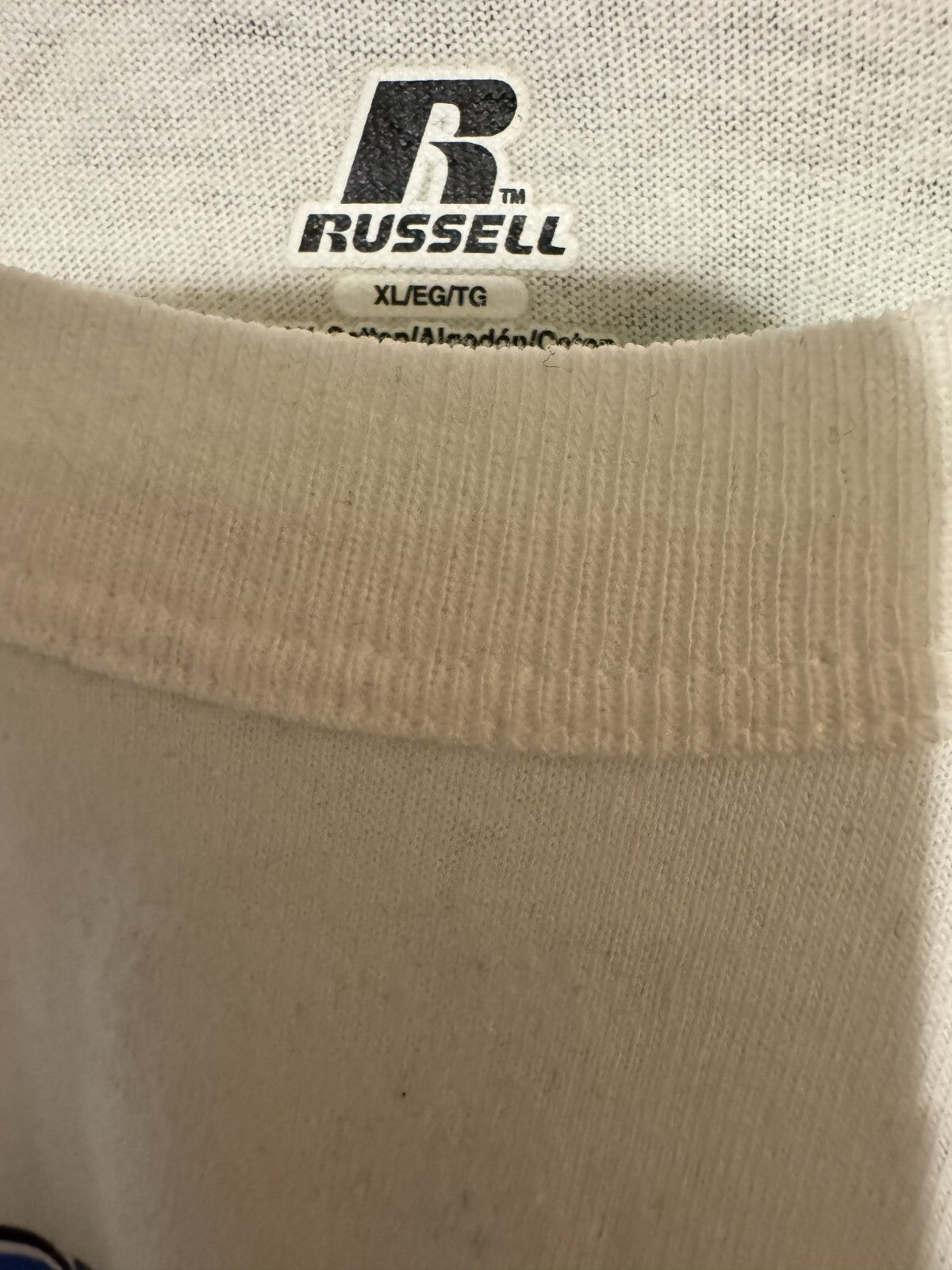 NCAA Russell Athletic 2010 Final Four White T-Shirt men’s size XL New Without Ta