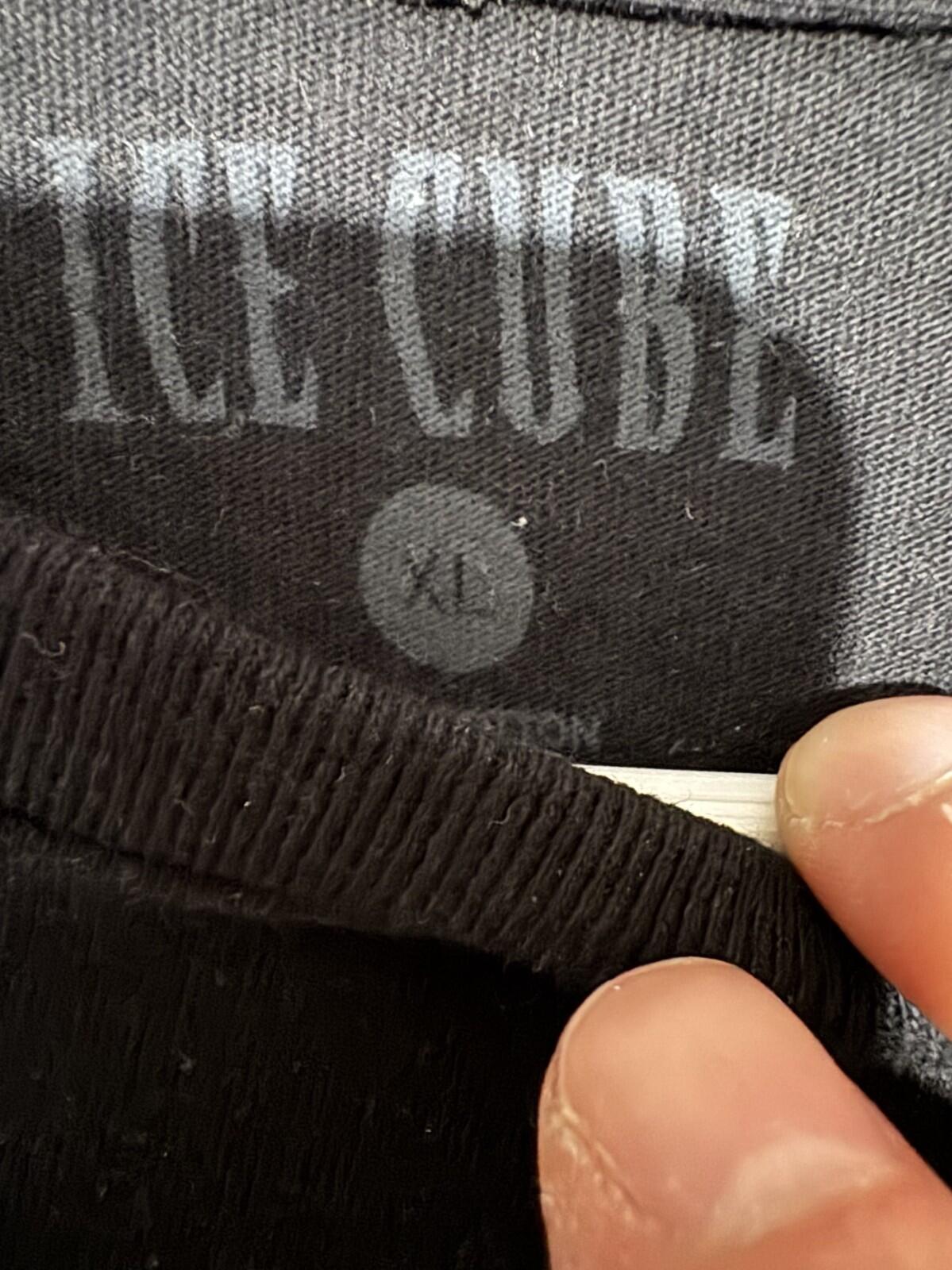 Ice Cube Short Sleeve T-shirt Black Men's size XL