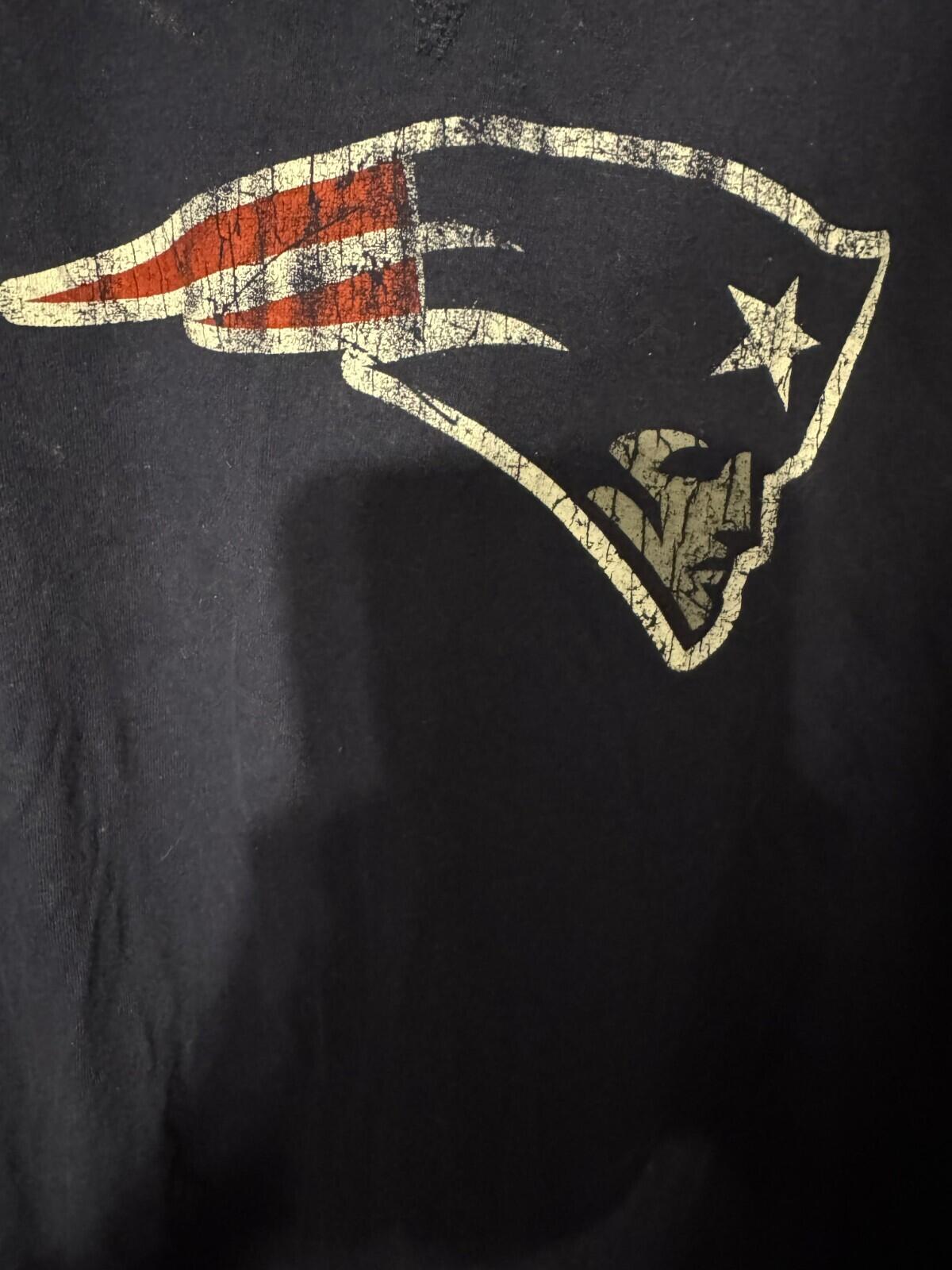 New England Patriots Long Sleeve Pullover Men Sz L Blue