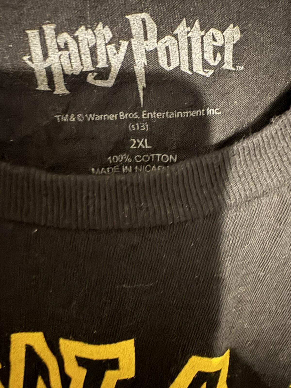 Harry Potter Hogwarts Alumni T-Shirt Men's Size XXL Black