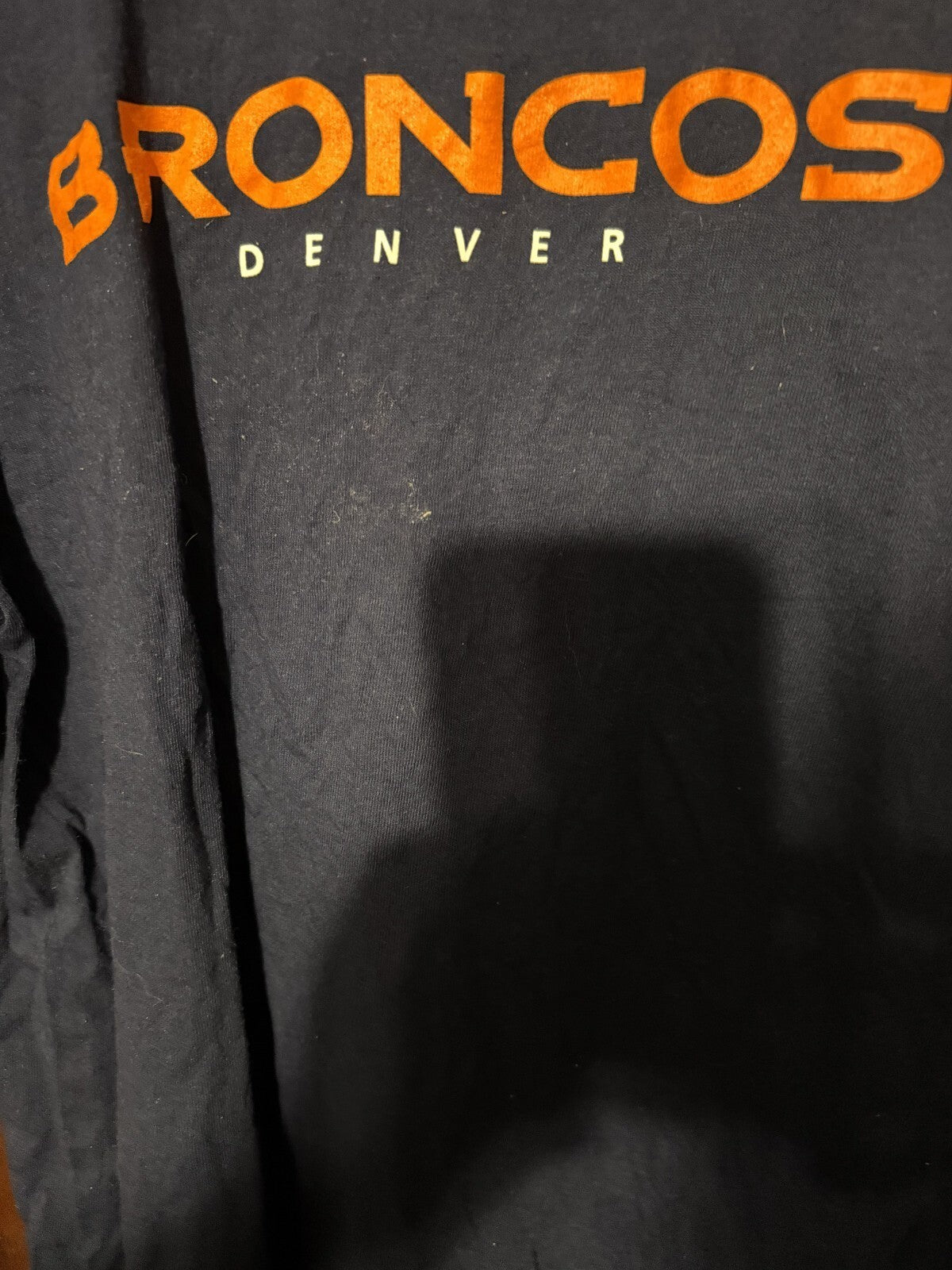 Denver Broncos Short Sleeve T-Shirt Men's L Blue