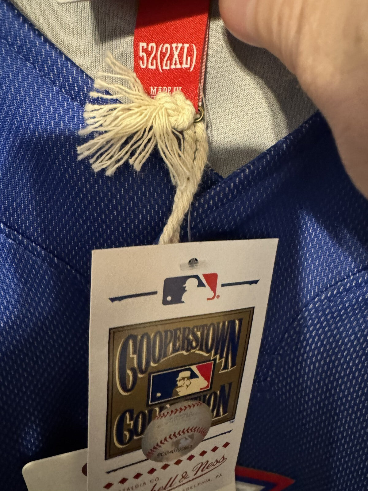 Texas Rangers Mitchell and Ness #27 Guerrero Jersey Blue Men's XXL NEW WITH TAGS