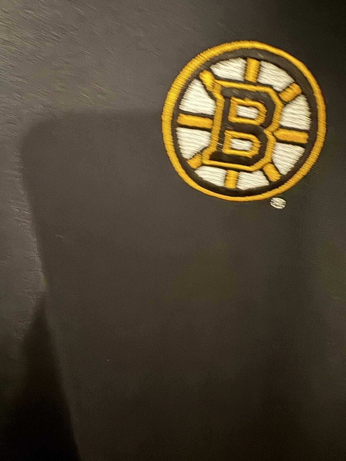 Boston Bruins Antigua Polo Shirt Black Men's Sz M