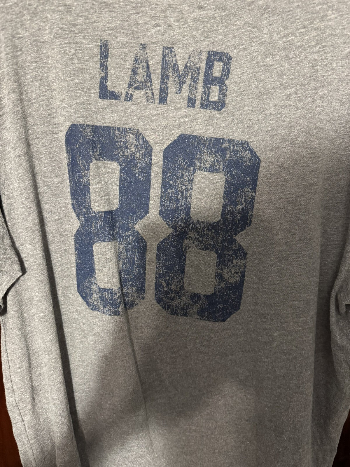 Dallas Cowboys Fanatics Ceedee Lamb Player T-Shirt Gray Men Sz XL