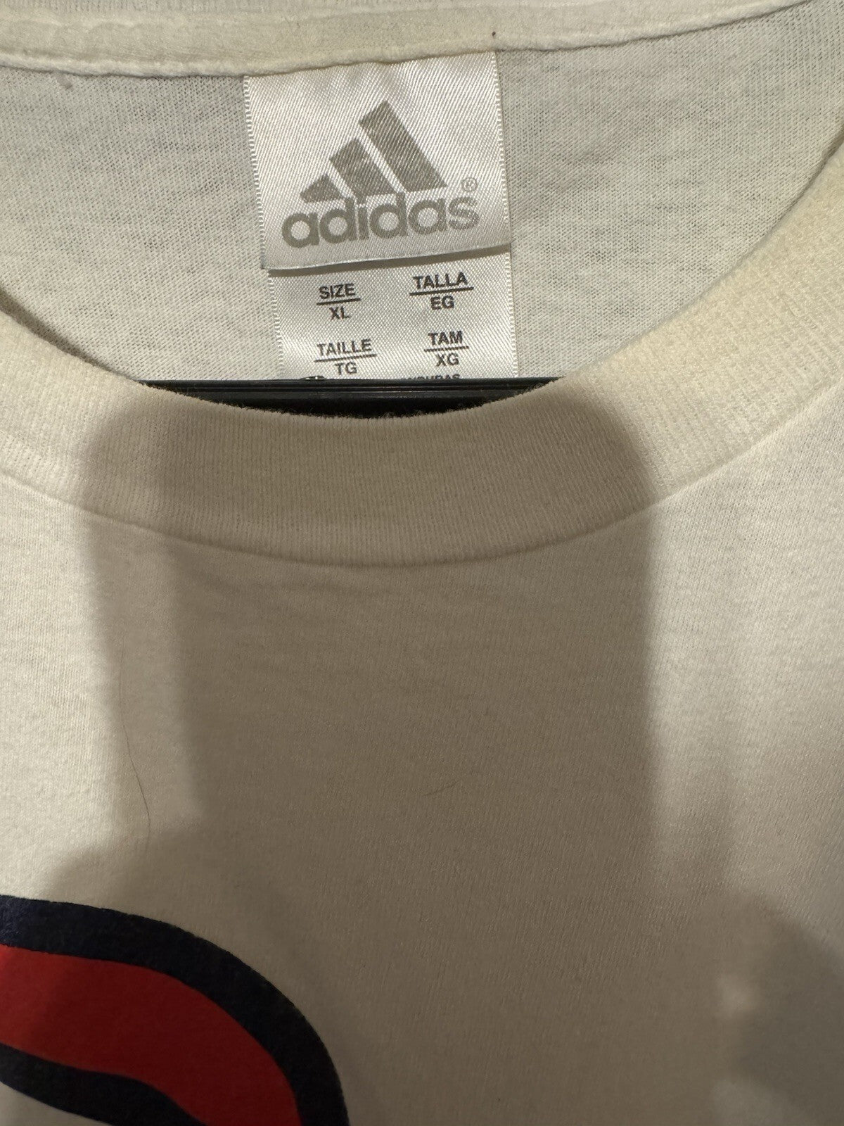 Boston Red Sox Short Sleeve Adidas T-Shirt Men's XL White