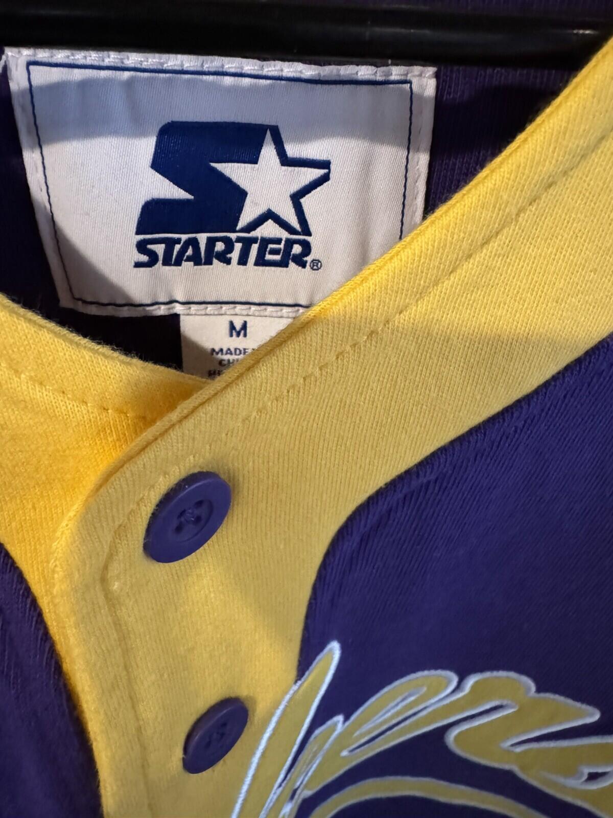 Los Angeles Lakers Starter jersey Purple Men Sz M New With Tags