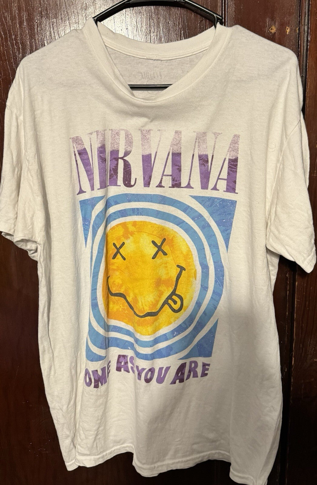 Nirvana Vintage Come As You Are t-shirt Black Men's size M
