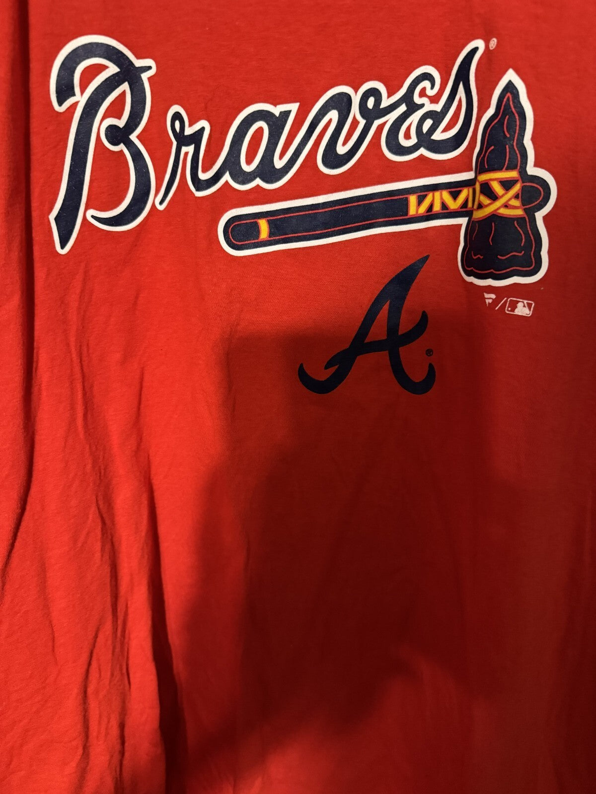 Atlanta Braves Fanatics T-Shirt Men's Sz 2XL Red