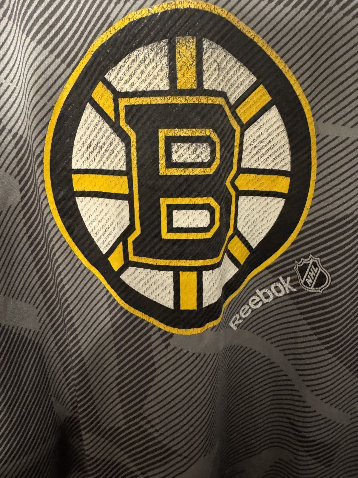 Boston Bruins Vintage Reebok Gray T-Shirt Men's Sz L ?