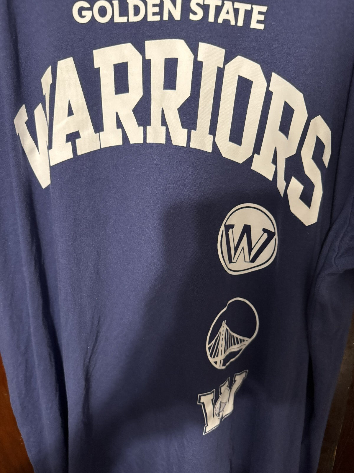 Golden State Warriors Men Sz XL Blue Vintage S/S T-Shirt