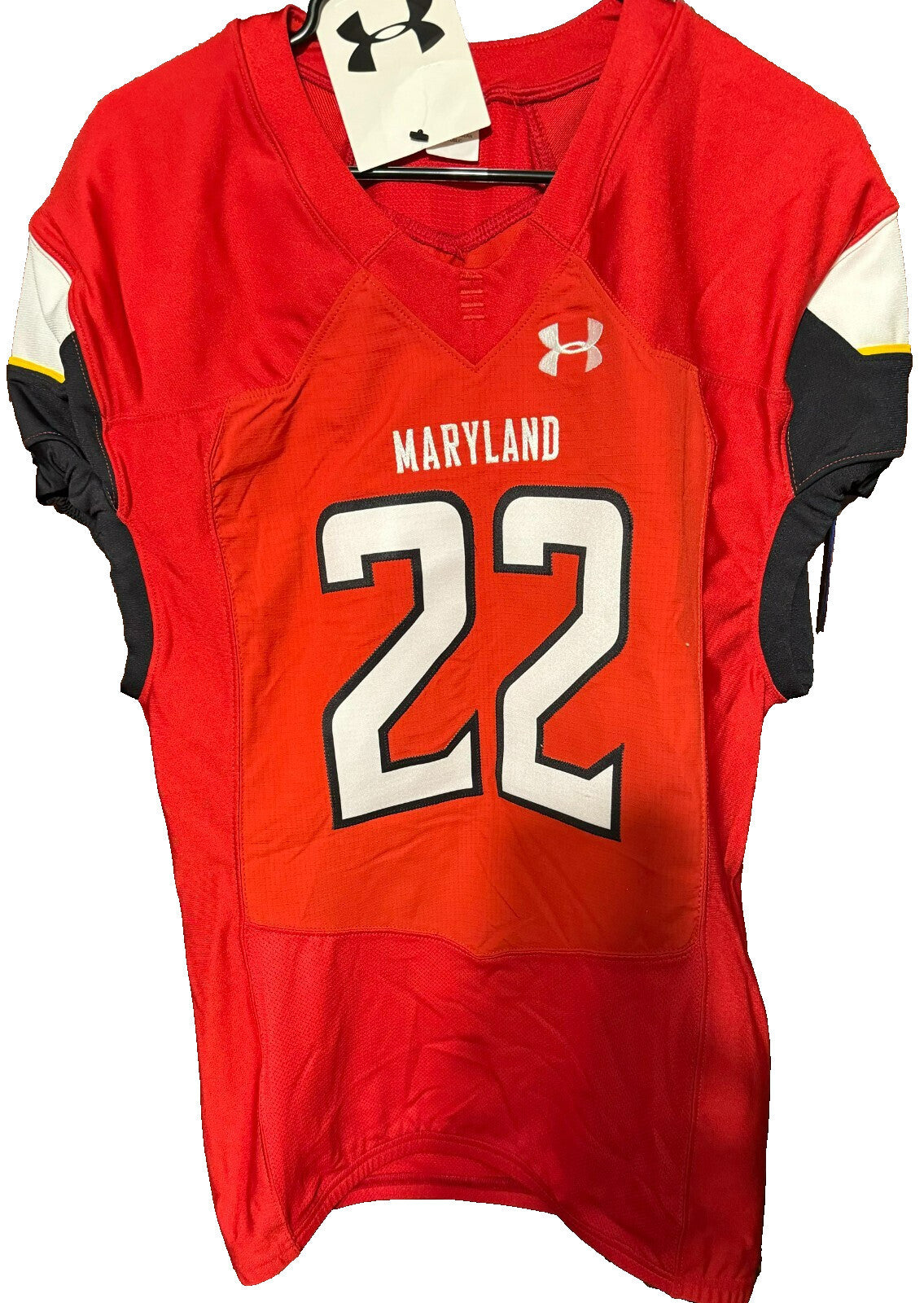 Maryland Terps #22 Under Armour Men Jersey NEW WITH TAGS Red