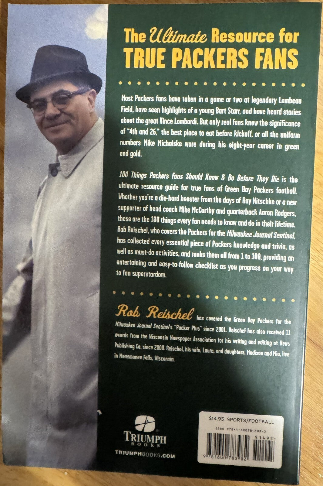100 Things Packers Fans Should Know & Do Before They Die by Rob Reischel