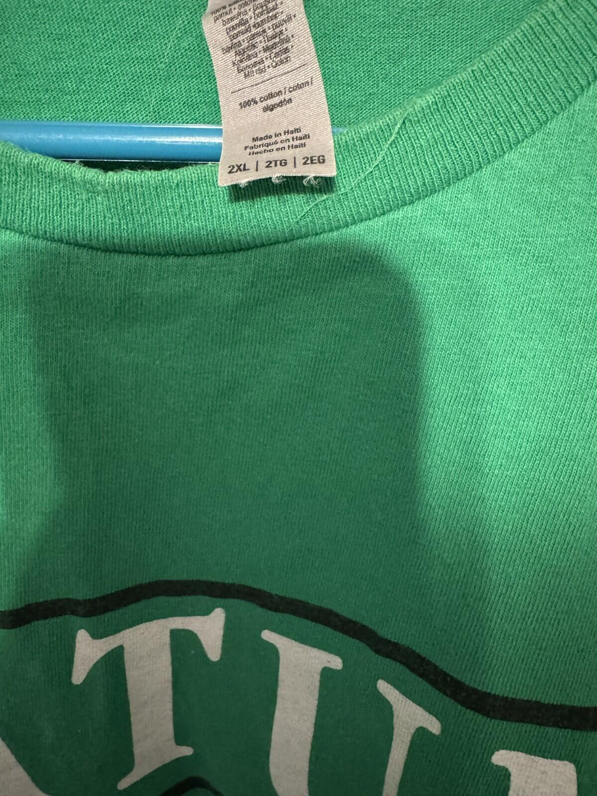 Boston Celtics Tatum Brown '24 TShirt Men Size 2XL NBA Green