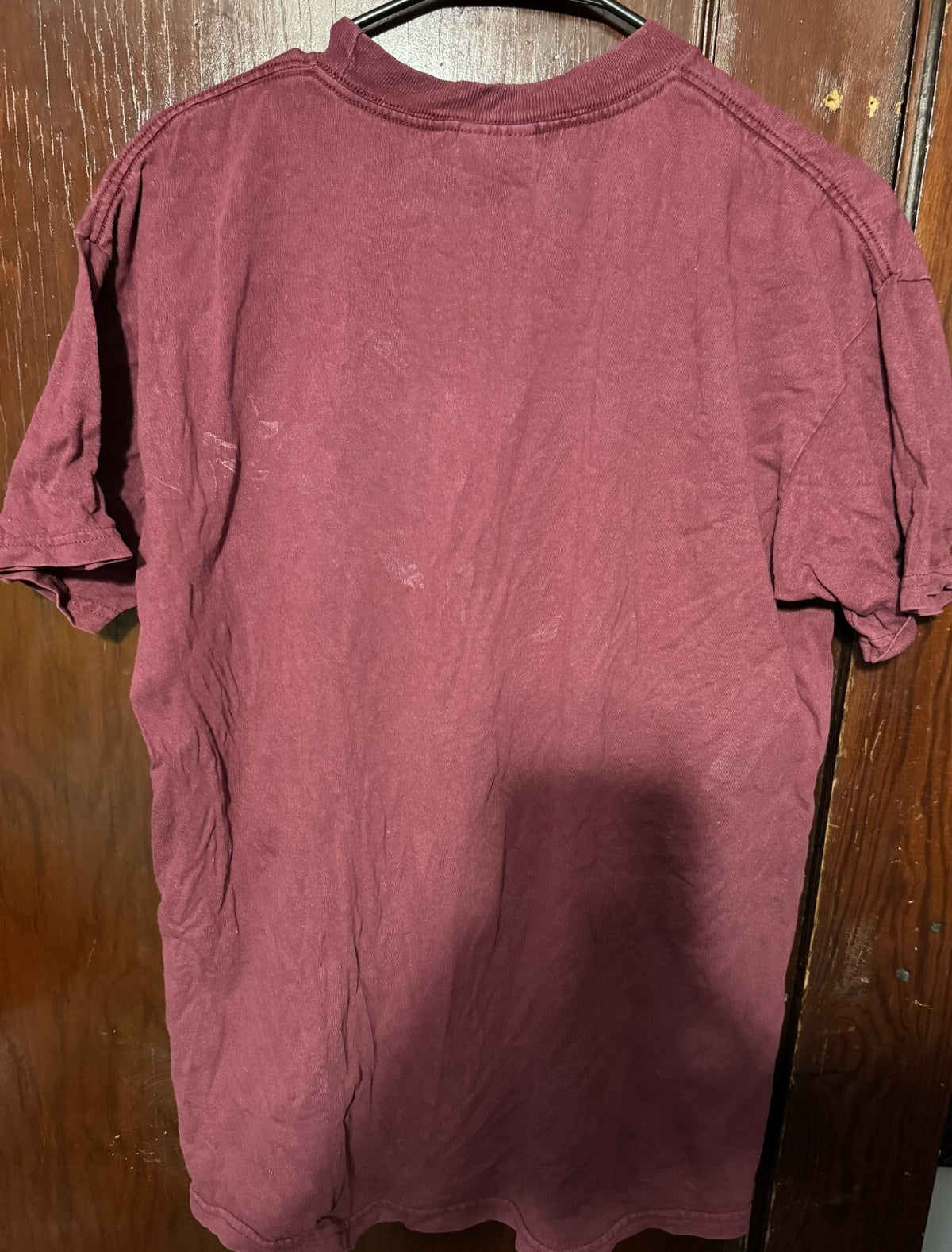 UMass Minutemen Short Sleeve Logo NCAA T-shirt Men's L Red