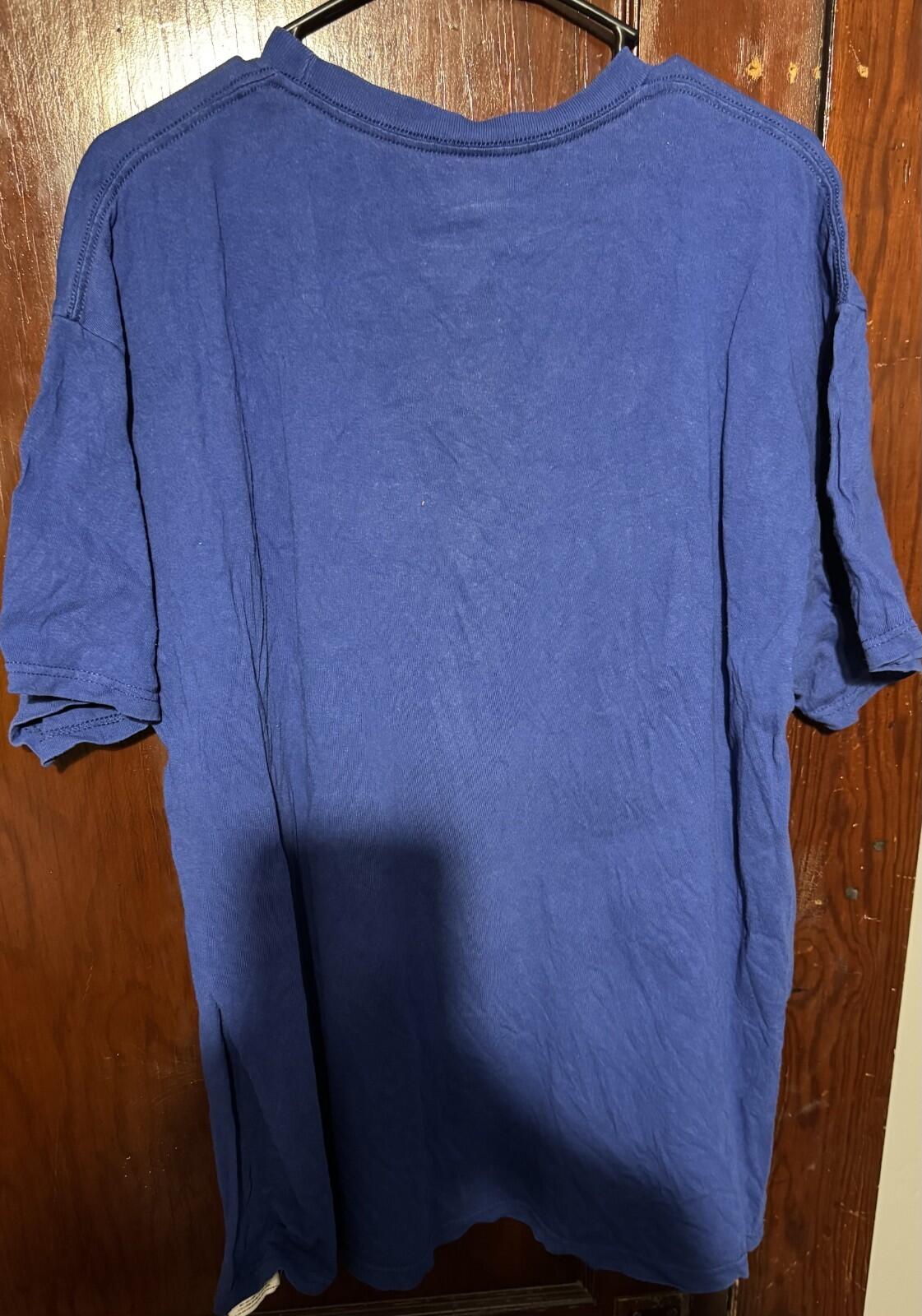 New York Giants Short Sleeve T-Shirt Men Sz XL Blue