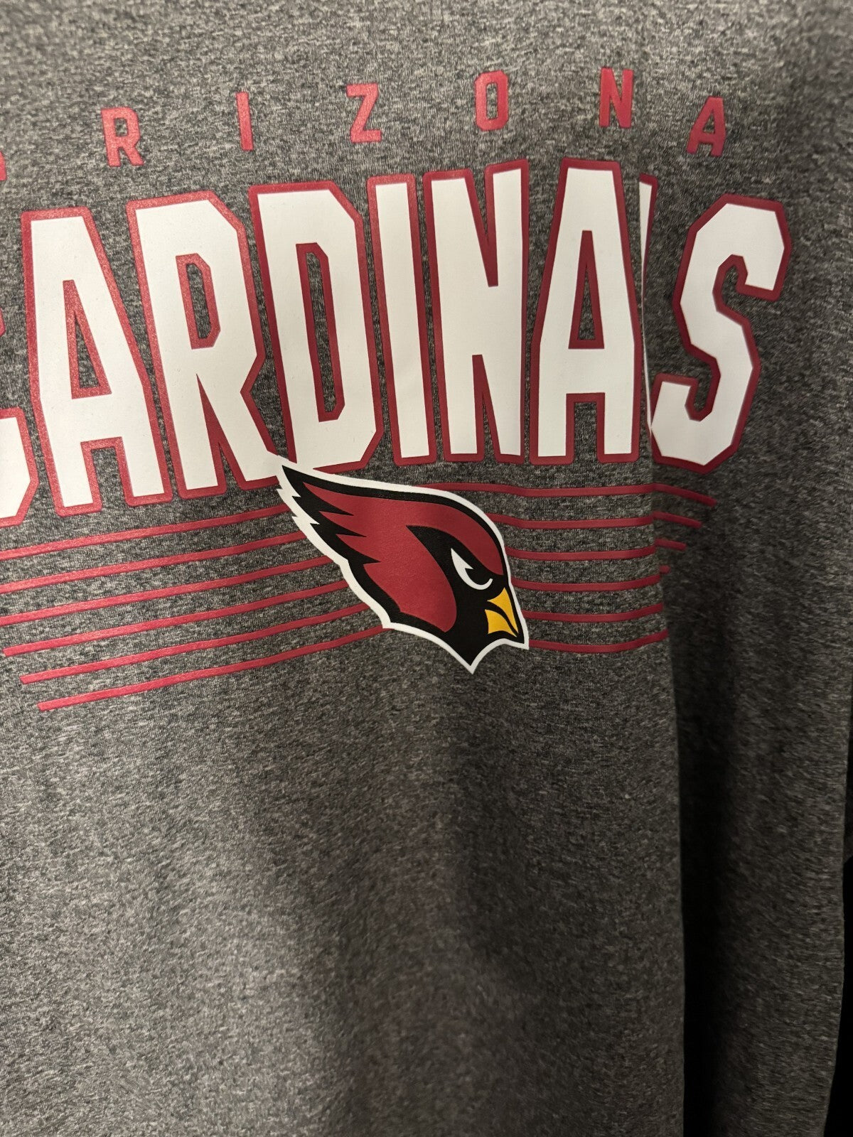 Arizona Cardinals L/S T-Shirt Men Sz XL Gray New With Tags!