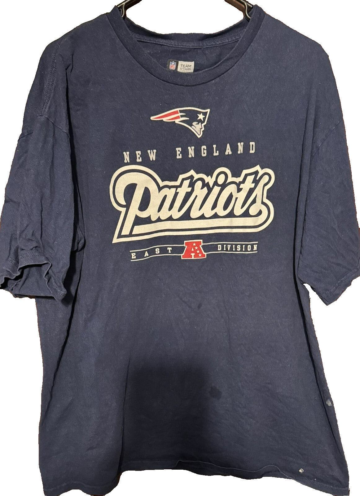 New England Patriots T-Shirt Men's Size XL Blue Team Apparel