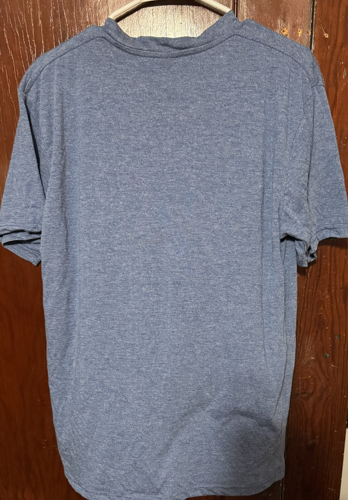 New England Patriots S/S T-Shirt Men L Blue Tee NFL Football