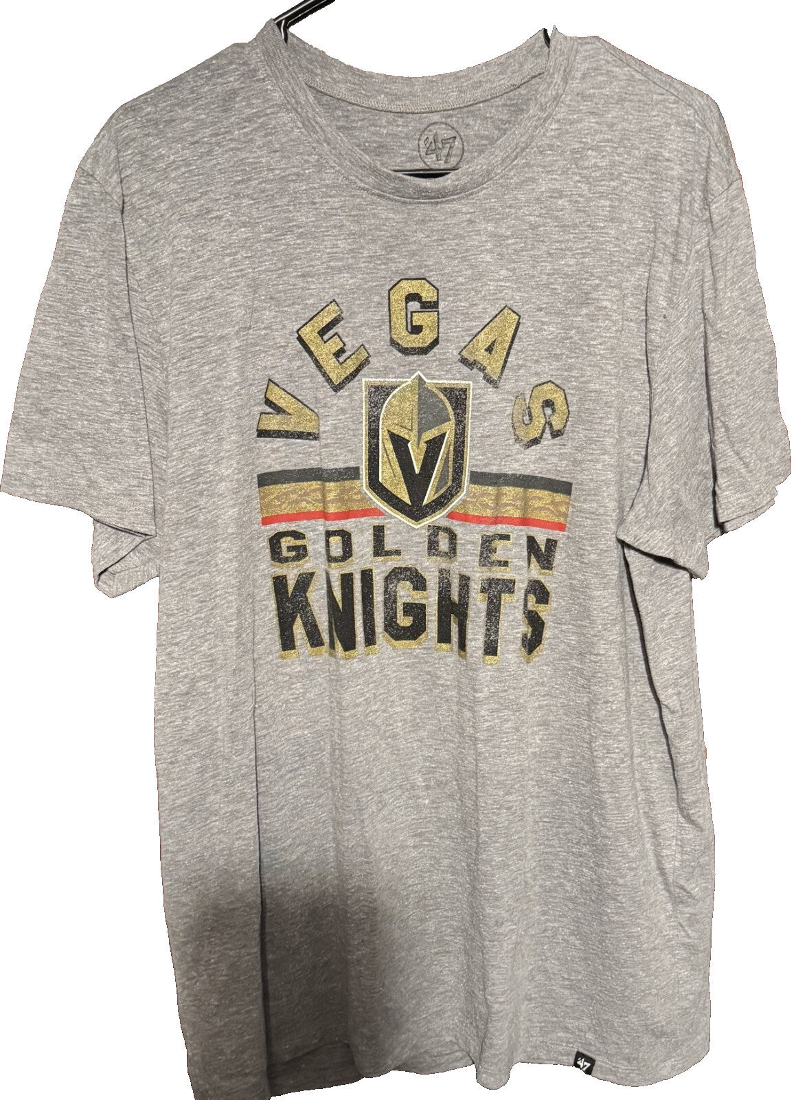 Vegas Golden Knights Gray '47 Brand T-Shirt Men sz XL