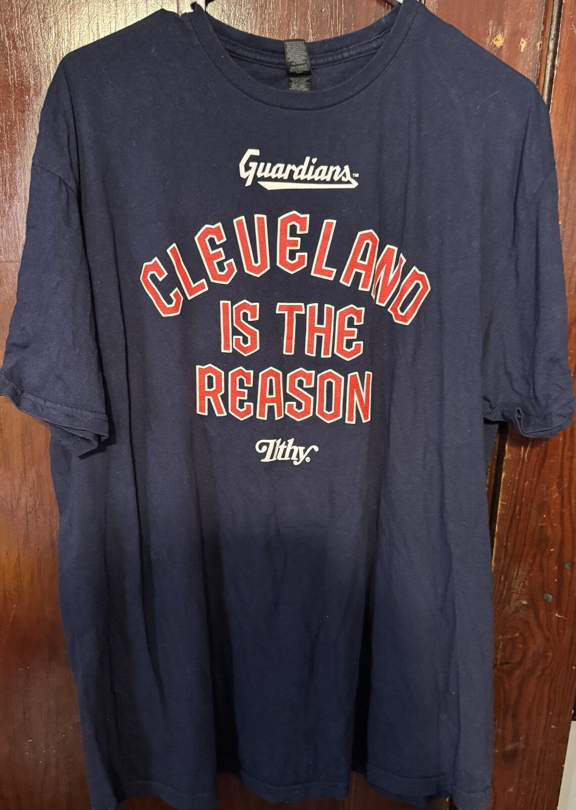 Cleveland Guardians Short Sleeve T-Shirt Men's XL Blue