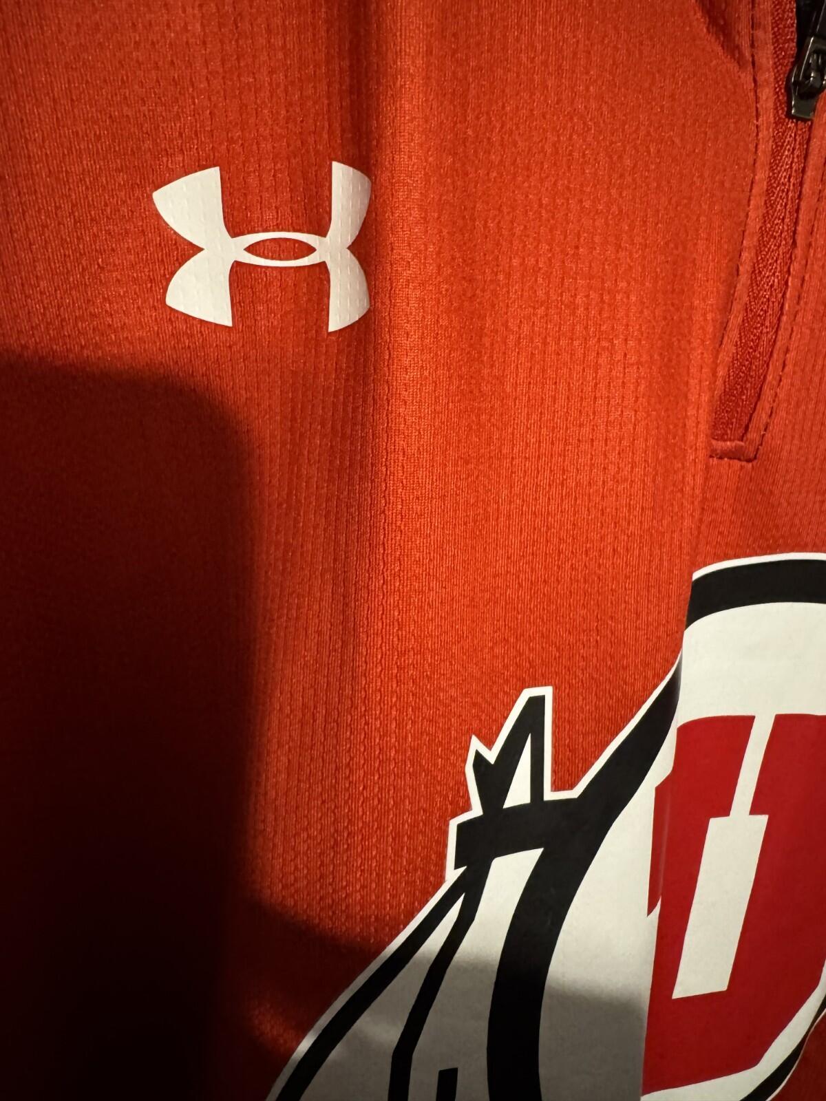 University of Utah Utes Under Armour 1/4 Zip Men's LT Player Issued
