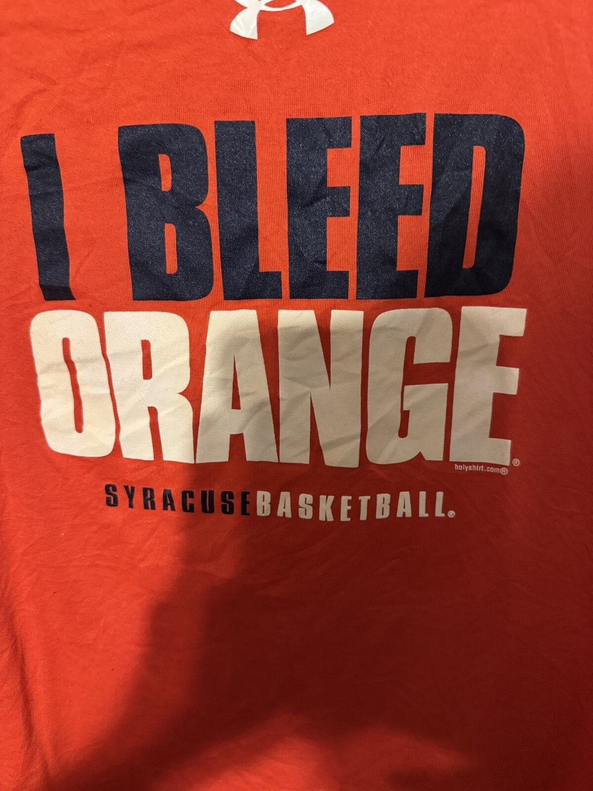 Syracuse Orangemen Under Armour Logo Tee Men's L Orange