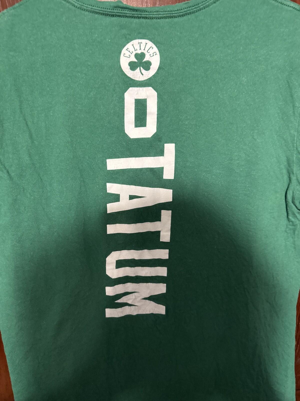 Boston Celtics Tatum #0 Fanatics T-Shirt Men Size M Green