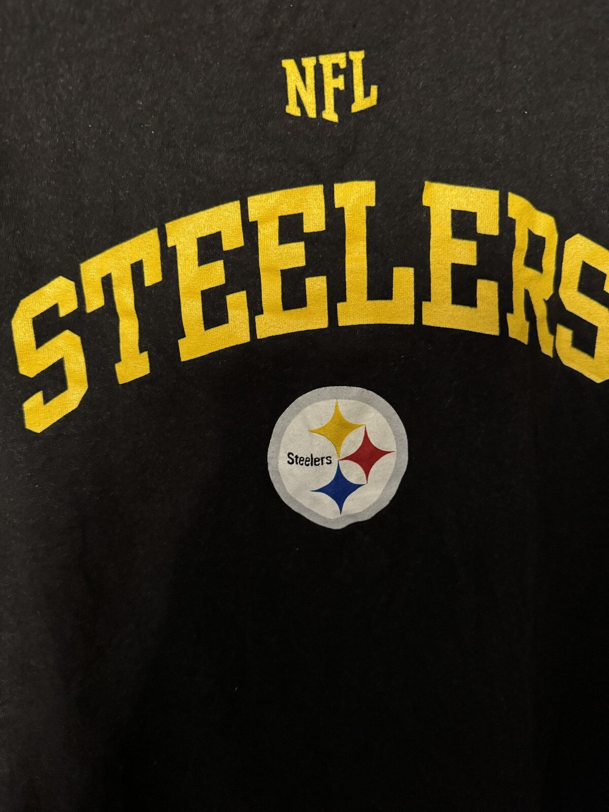 Pittsburgh Steelers Sleeveless T-Shirt Men Size L Black