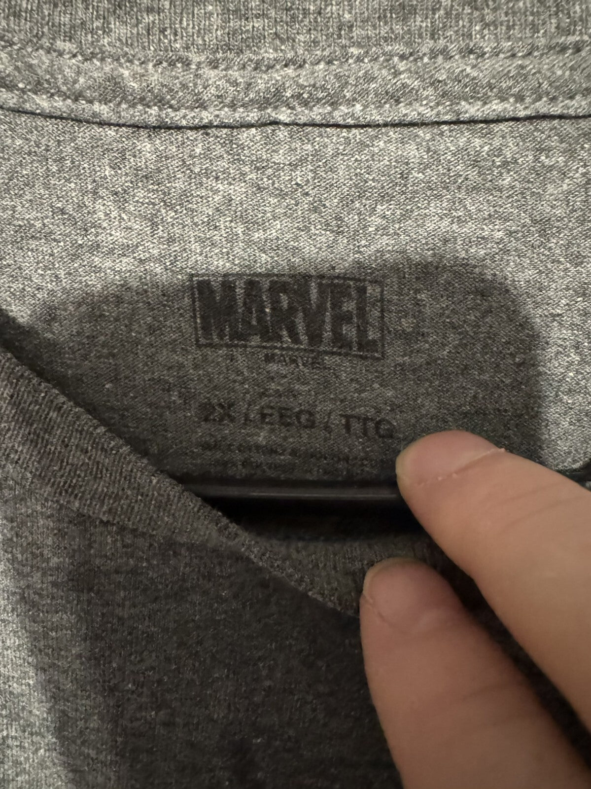 Marvel Avengers T-Shirt Men's Size 2XL Gray