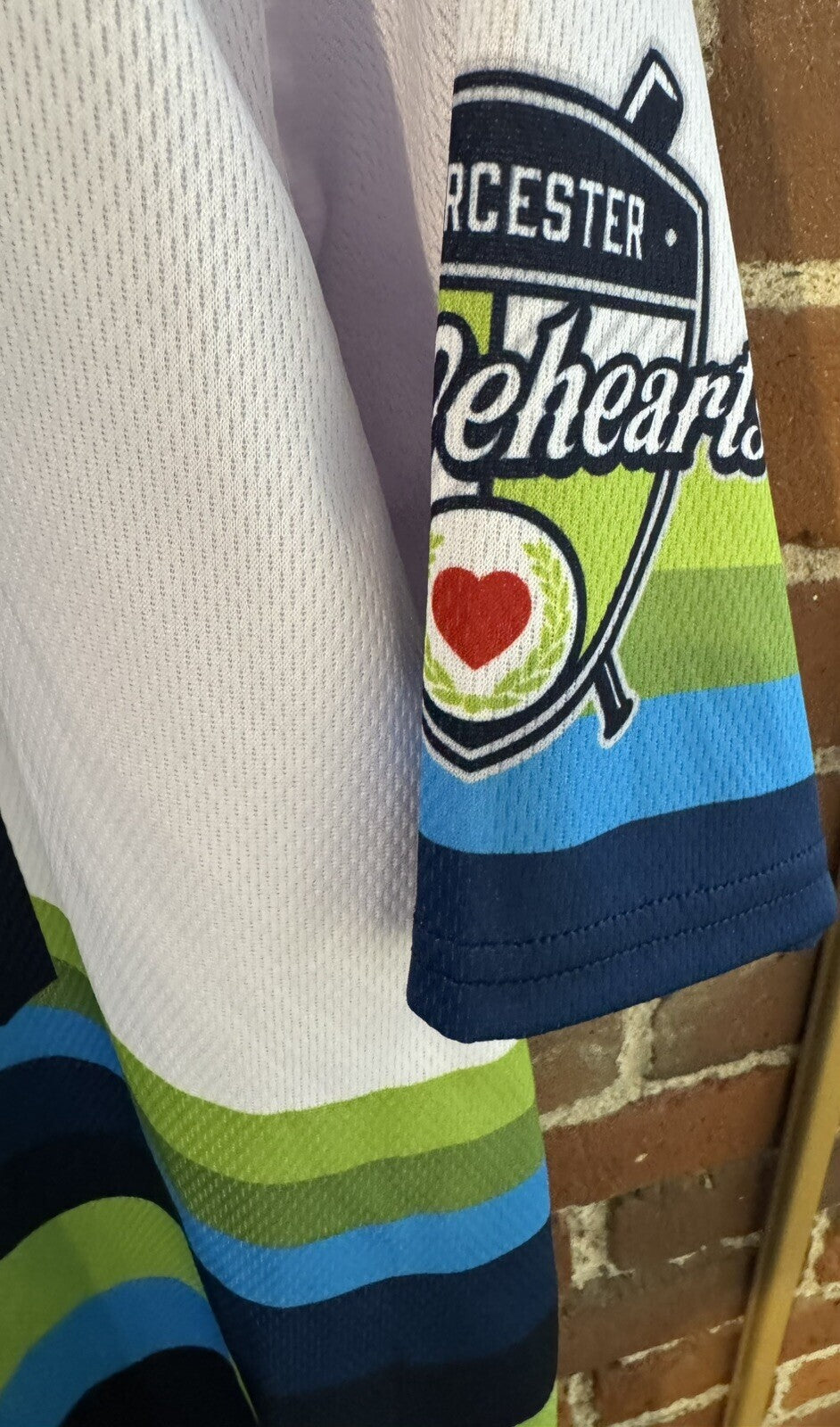 Worcester Bravehearts Team Issued Jersey On-Field Authentic. #49 men’s size 46