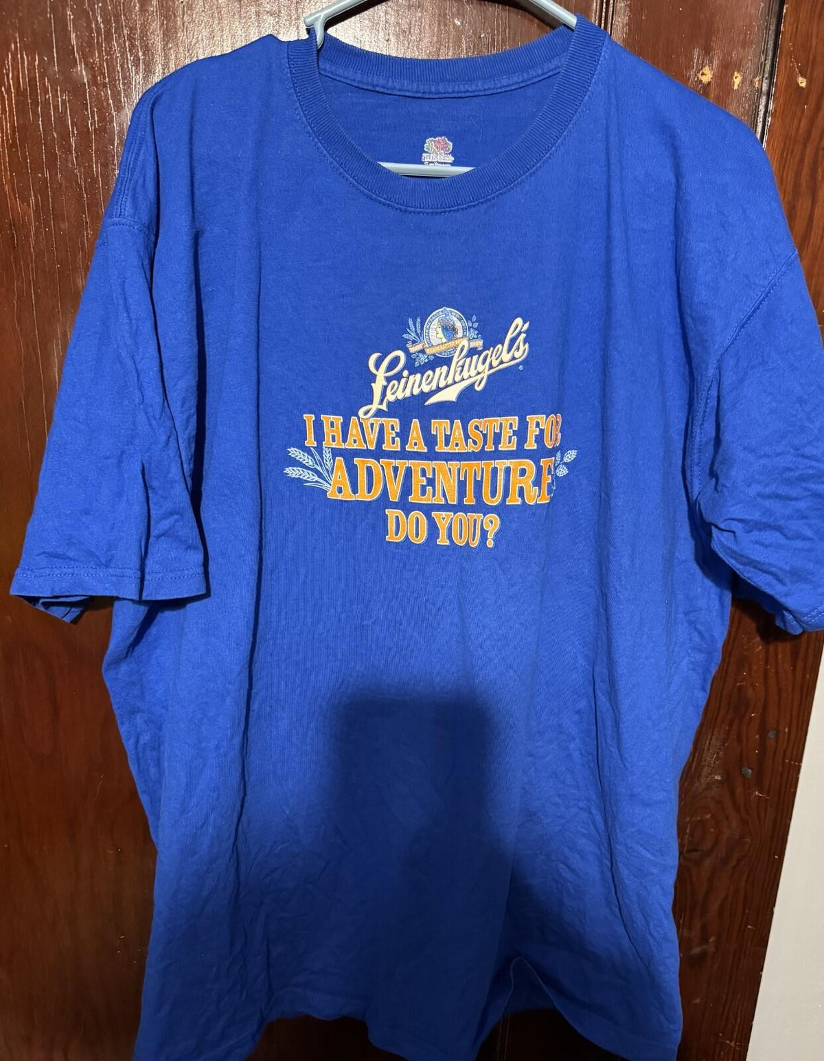 Leinenkugels Beer Blue Leinies Logo Tee Shirt Men Sz XL
