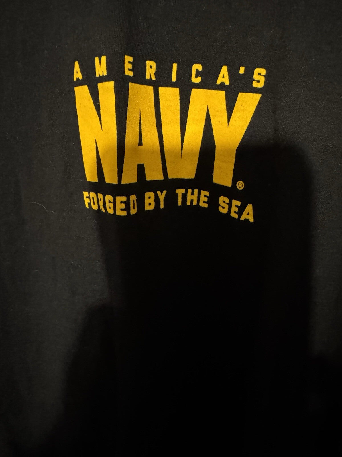 United States Navy Men's T Shirt Size  L Blue US Military