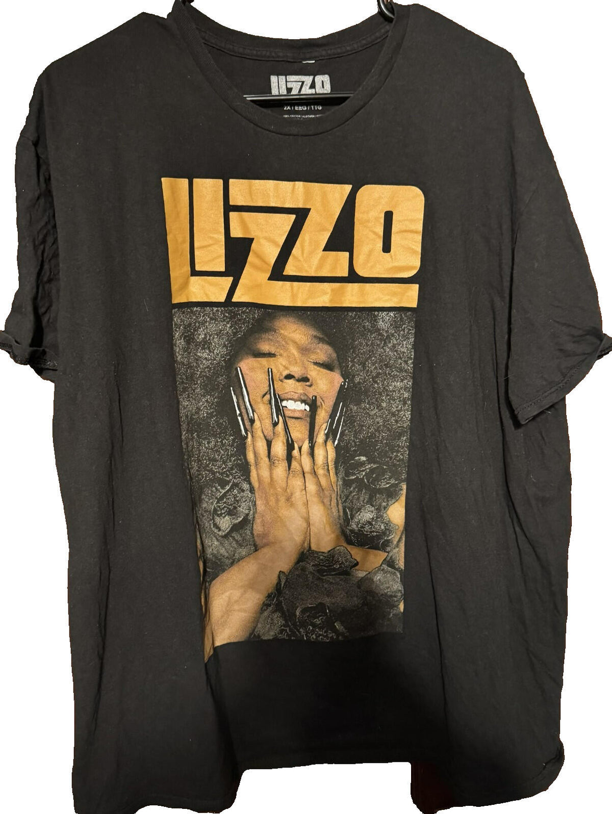 Lizzo t-shirt Black Men's size 2XL