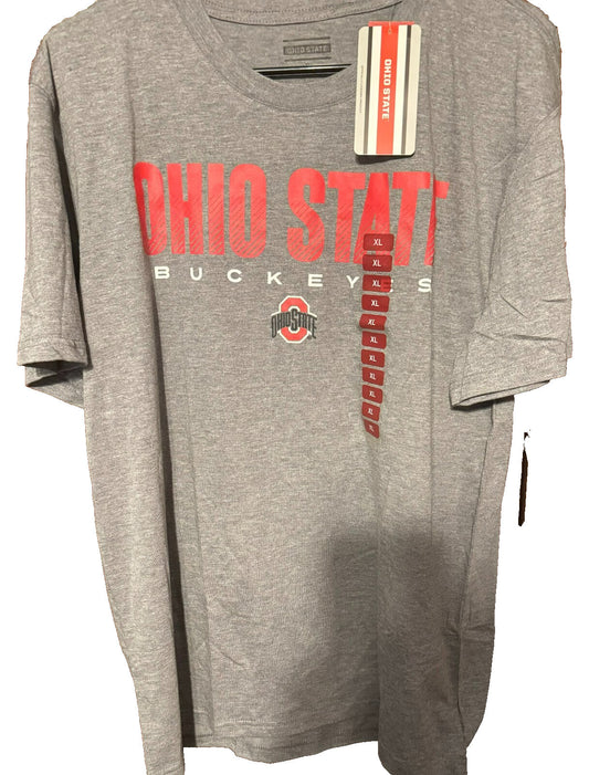 Ohio State Buckeyes Gray Tee Men size XL Shirt NEW WITH TAGS