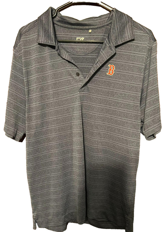 Boston Red Sox Polo Shirt Mens Size L Blue MLB Cutter & Buck