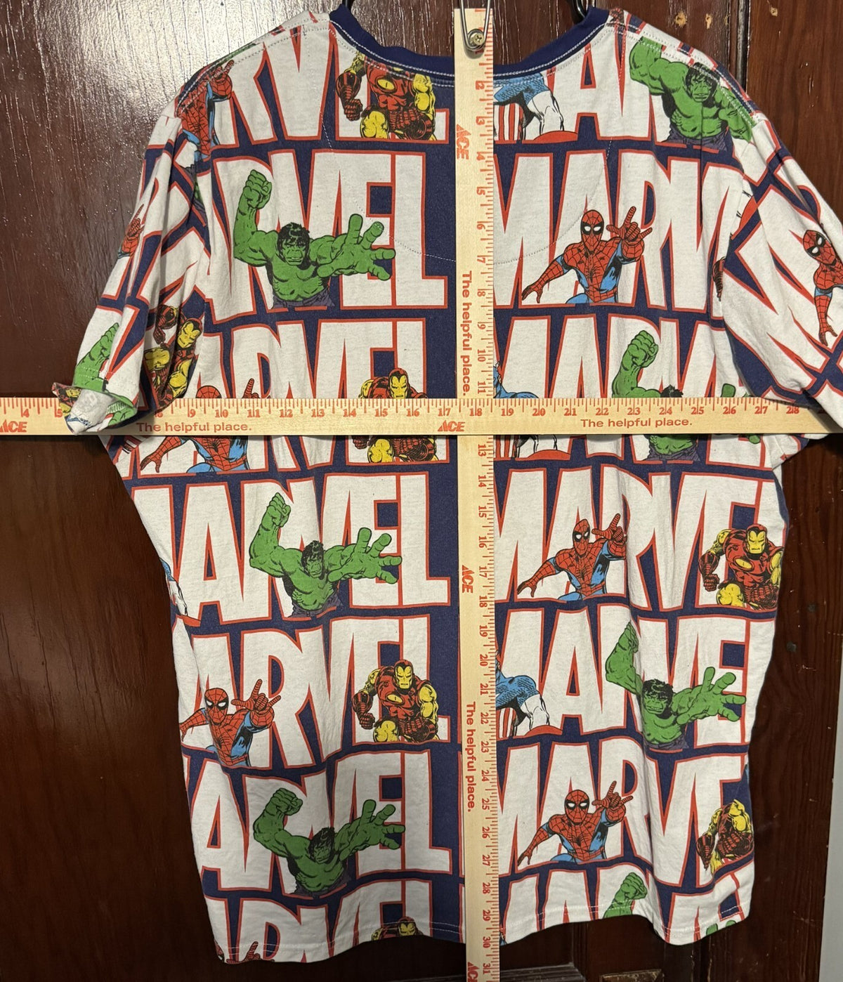 Captain America Marvel Avengers T-Shirt Men's Sz 2XL Blue