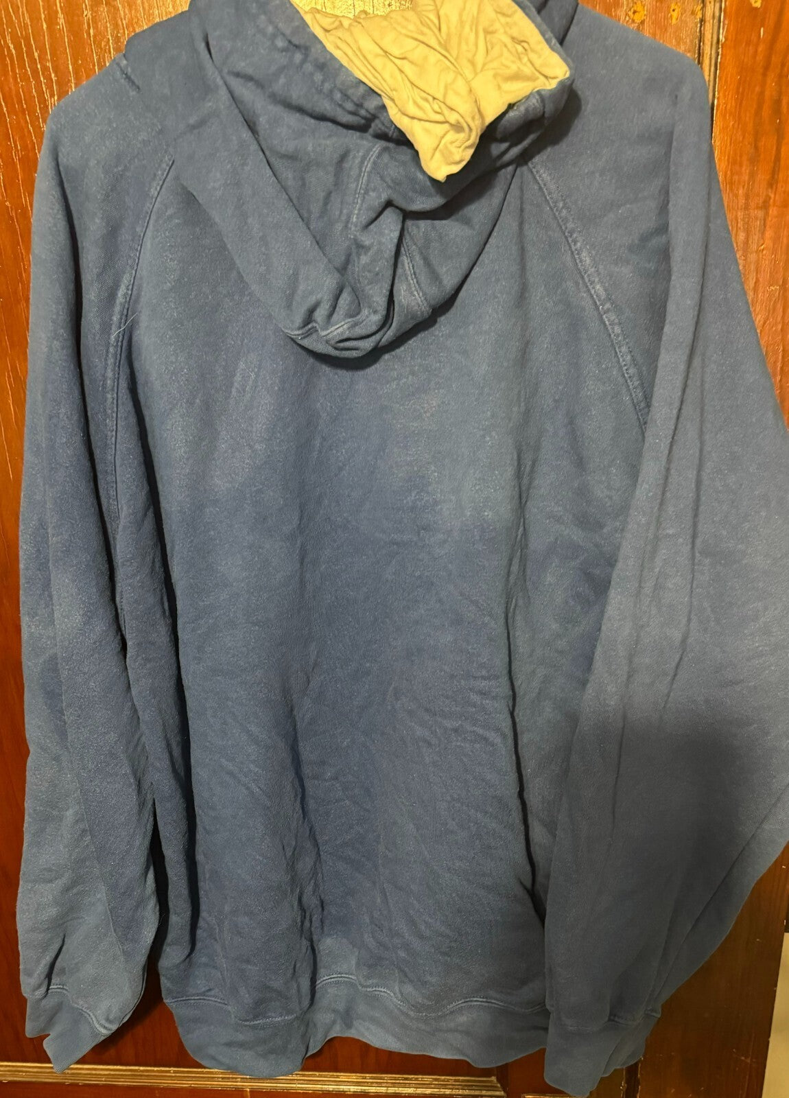 Indianapolis Colts Hoodie Mens L (?) White Blue Sweatshirt