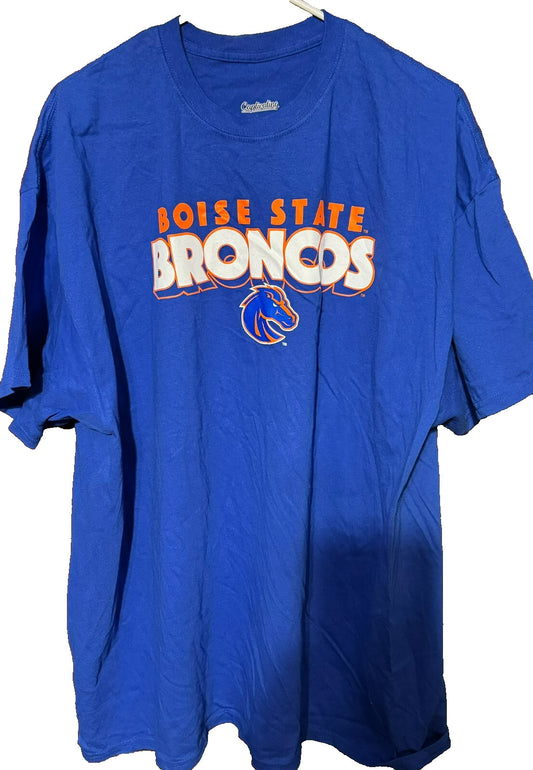 Boise State Broncos T-Shirt Men Sz XXL Blue NEW WITHOUT TAGS