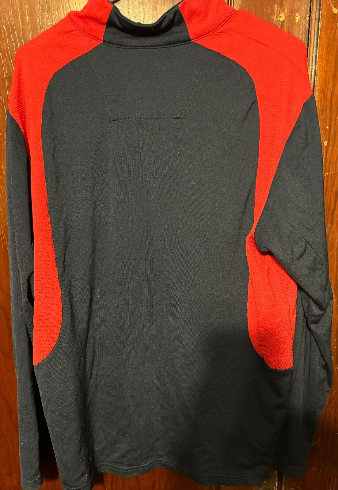 New England Patriots Antigua 1/4 Zip Men L Blue L/S NFL