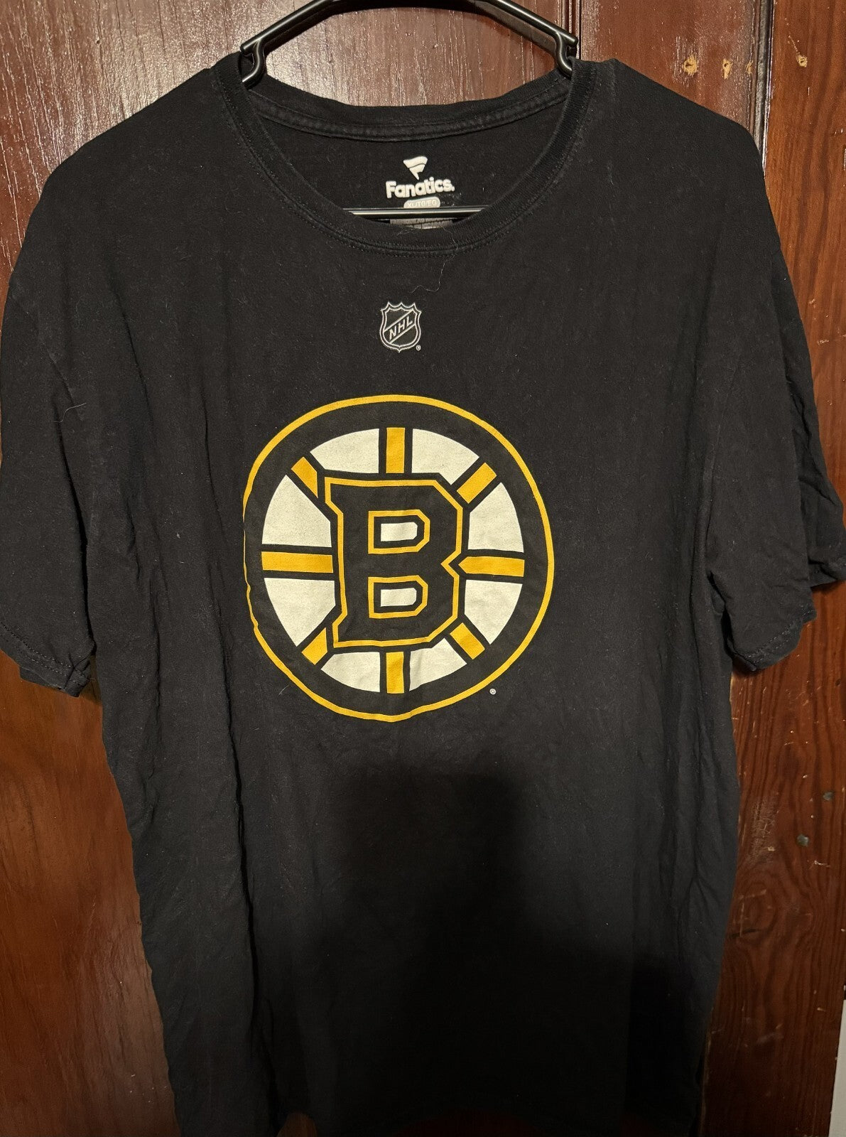 Boston Bruins Fanatics Linus Ullmark #35 Black Tee Men Sz XL