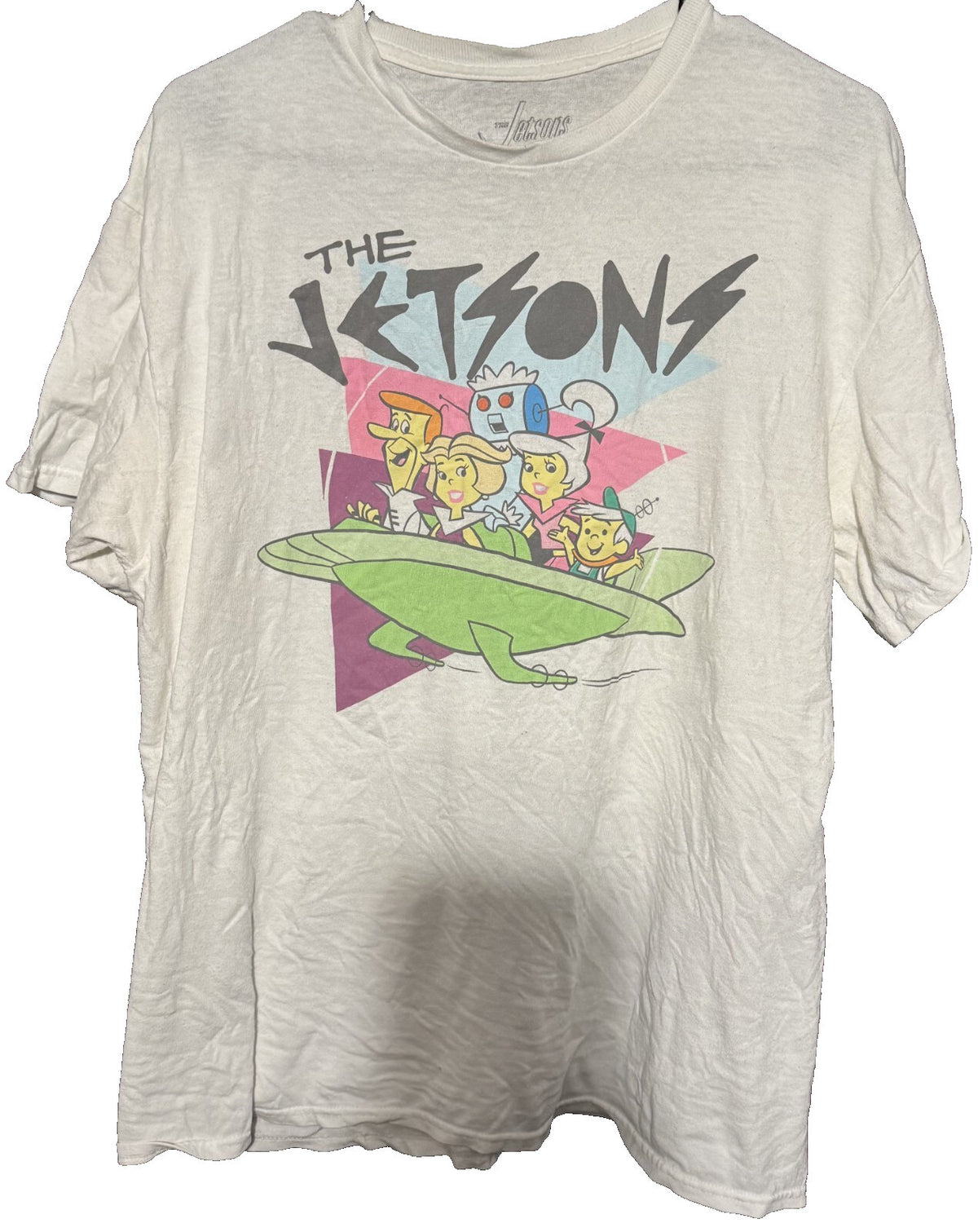 The Jetsons Logo T-Shirt Men Sz L White