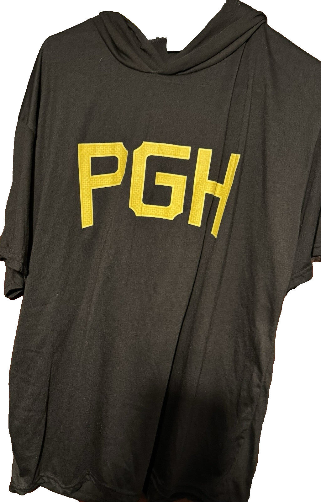 Pittsburgh Pirates Black S/S Hooded T-Shirt Men’s Size XL