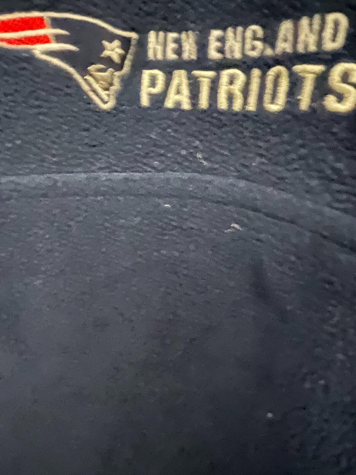 New England Patriots microfleece Pullover 1/4 Zip Size L