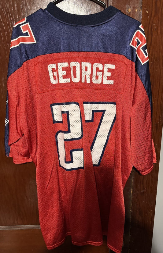 Tennessee Titans Vintage Reebok Red Eddie George Jersey Msn's Size XXL