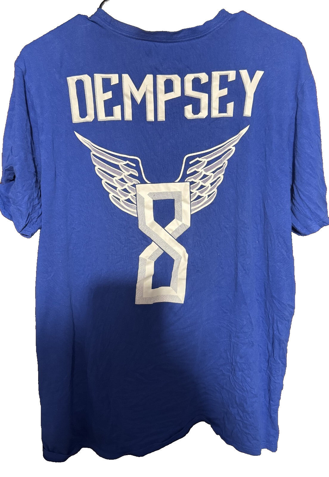 US MNT Soccer Clint Dempsey Nike T-Shirt Men's Size XL Blue