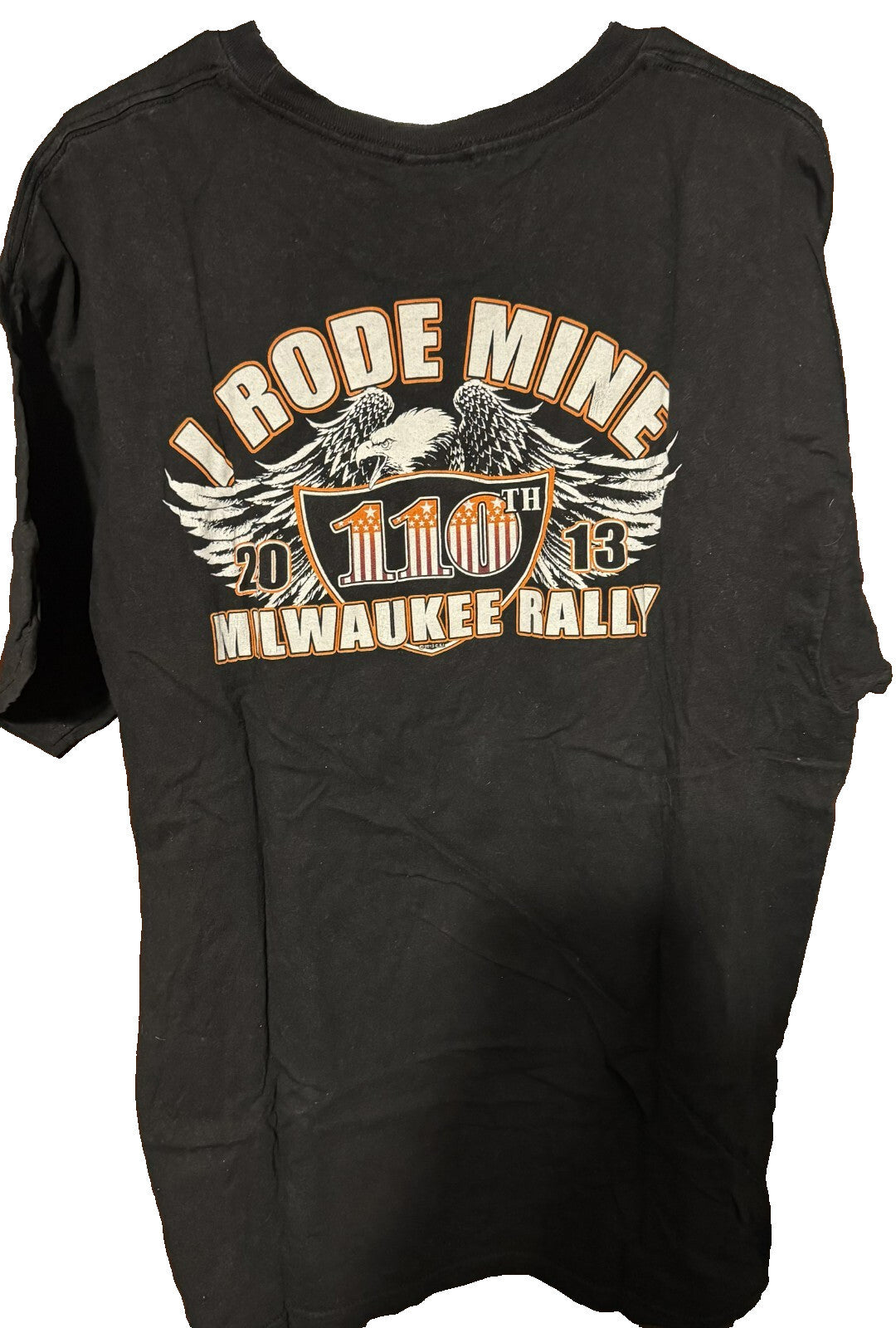 Milwaukee Motorcycle Rally Harley-Davidson Vintage T Shirt Men's Sz XL Black H-D
