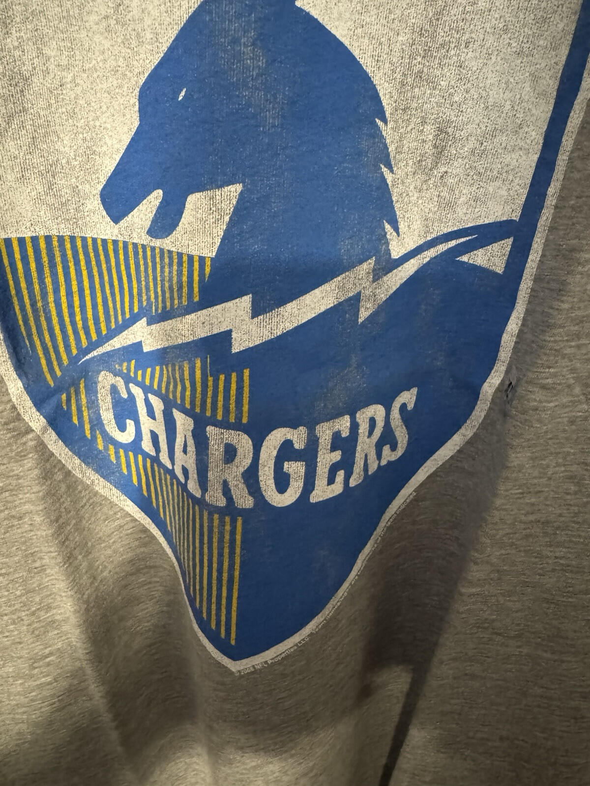 SAN DIEGO CHARGERS LA Los Angeles Junk Food T-Shirt Men Sz S New Without Tags