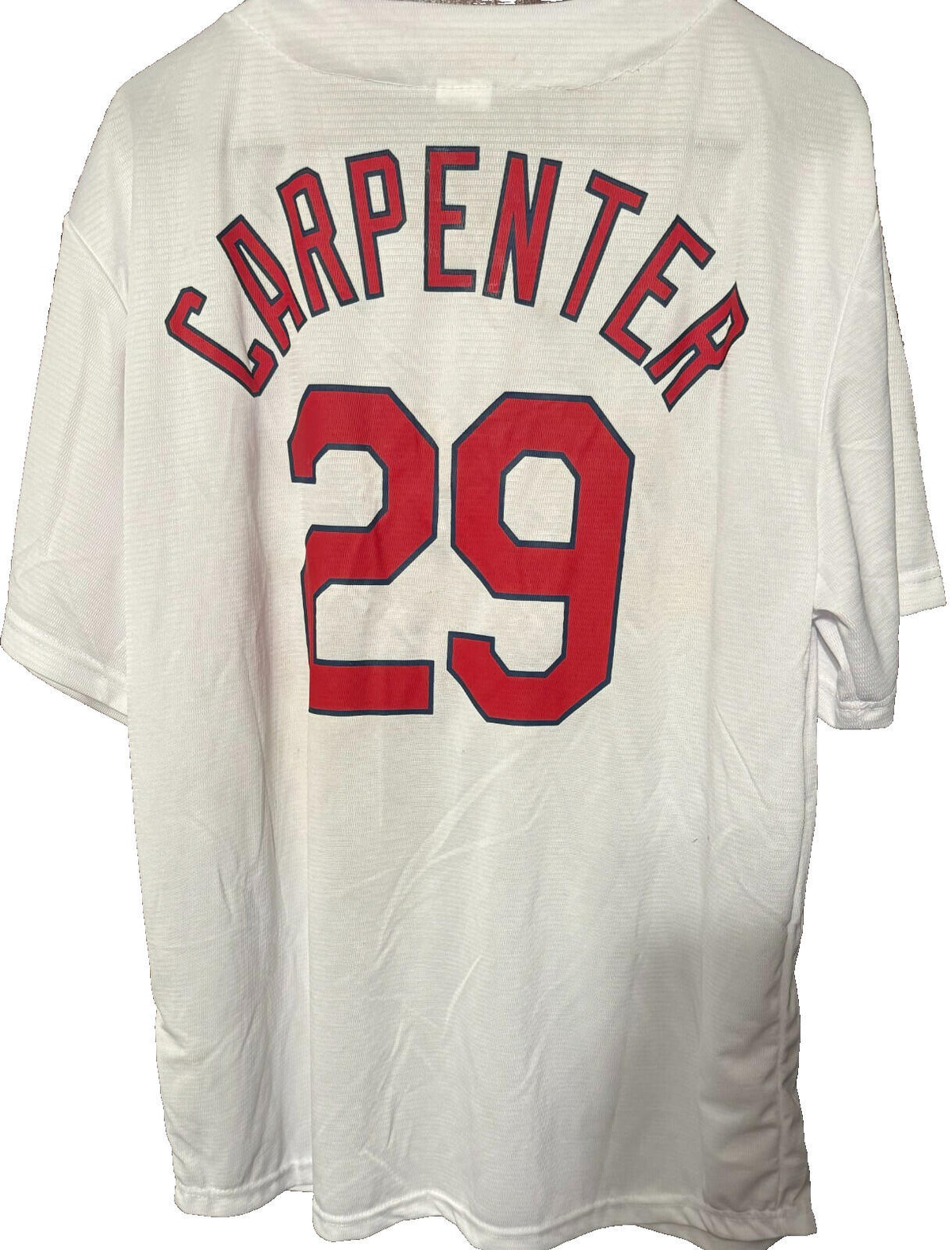 St. Louis Cardinals Chris Carpenter Jersey Size XL SGA White