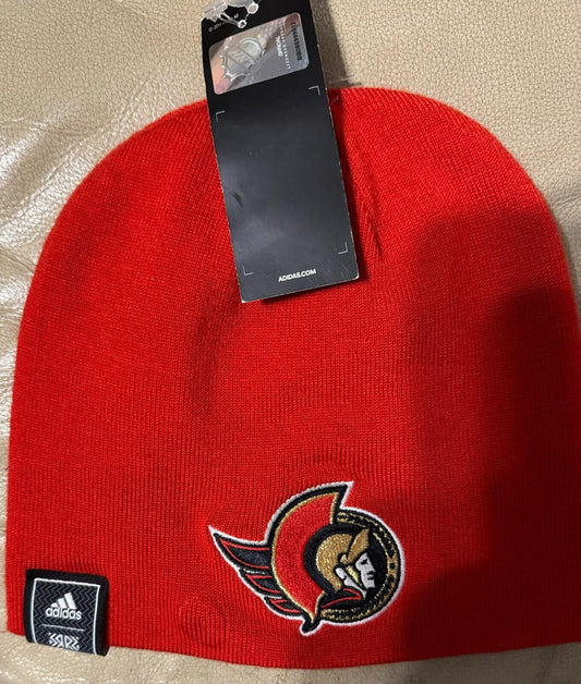 Ottawa Senators Reverse Retro Knit Hat Winter Cap Toque Adidas NEW WITH TAGS Red